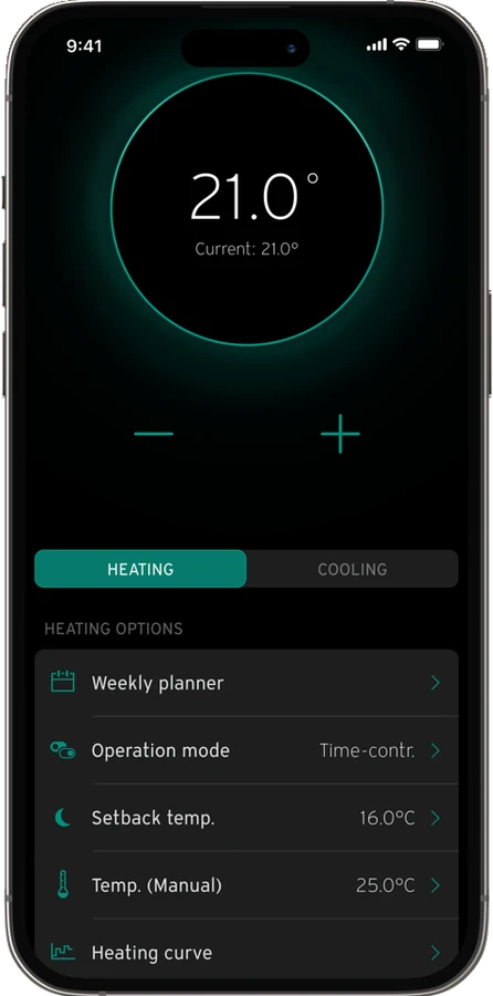 Aplicación myVAILLANT en el móvil